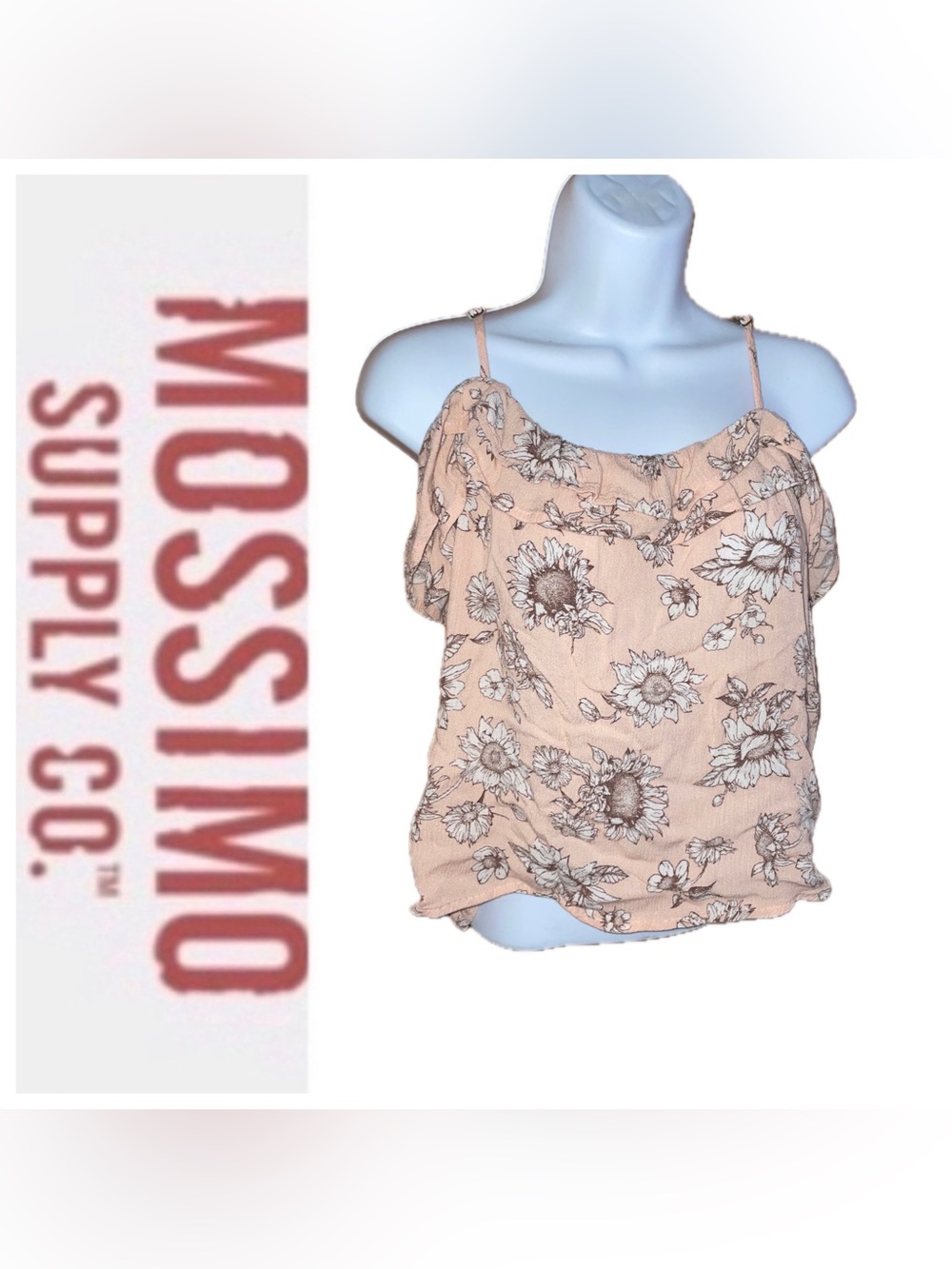 Pink Sunflower Cold Shoulder Top 🌸🌻